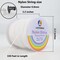 0.8mm Nylon String, Strong Bracelet String, Durable Nylon Cord for Jewelry Making, Bracelets, Beading, Necklaces, Rattail Braiding, Kumihimo, Wind Chimes, Blinds and Handicrafts
